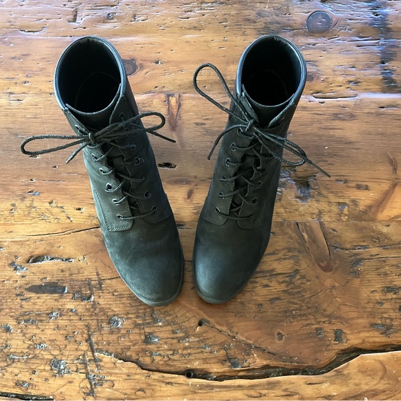 Black Timberland Allington lace-up booties size US 8.5 - Picture 2 of 5